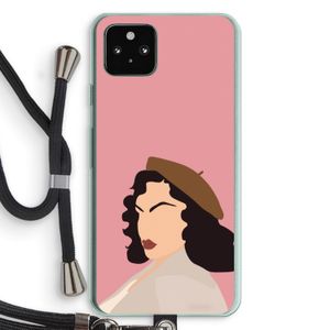 Confidence: Pixel 5a 5G Transparant Hoesje met koord