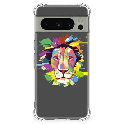 Google Pixel 8 Pro Stevig | Bumper Hoesje | Lion Color