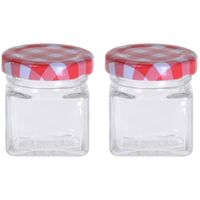 25x Inmaak/weckpotjes 50 ml met draaideksel