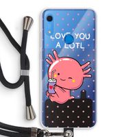 Love You A Lotl: Huawei Y6s Transparant Hoesje met koord
