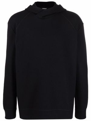 DONDUP hoodie à bords nervurés - Noir