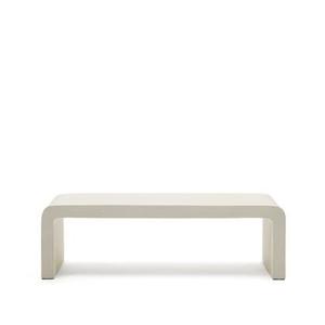 Kave Home - Aiguablava salontafel in wit cement, 135 x 65 cm