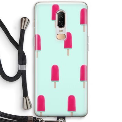 Waterijsje: OnePlus 6 Transparant Hoesje met koord