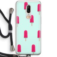 Waterijsje: OnePlus 6 Transparant Hoesje met koord