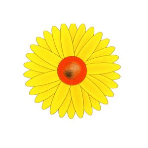 Fruitvliegjes val zonnebloem raamsticker - 3x stickers - geel - diameter 8,5 cm
