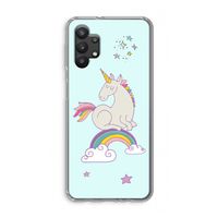 Regenboog eenhoorn: Samsung Galaxy A32 5G Transparant Hoesje