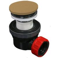 Speciaal Ruimtebesparend sifon met clickwaste Mondiaz Easy | 5/4" | Solid Surface | Oro