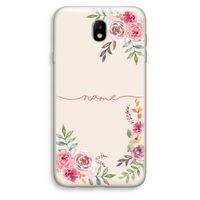 Rozen: Samsung Galaxy J7 (2017) Transparant Hoesje