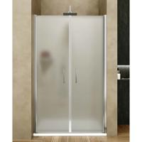 Nisdeur Lacus Giglio Evo Matt 2 Deuren 140x200 cm Kristalglas Chroom Lacus