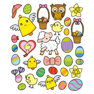 Deltas Pasen sticker parade