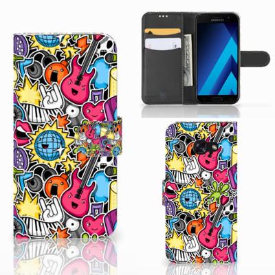 Samsung Galaxy A5 2017 | Wallet Case | met Pasjes | Punk Rock