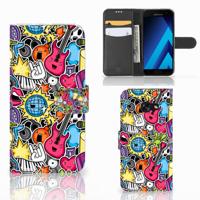 Samsung Galaxy A5 2017 | Wallet Case | met Pasjes | Punk Rock