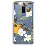 No flowers without bees: Samsung Galaxy S9 Plus Transparant Hoesje