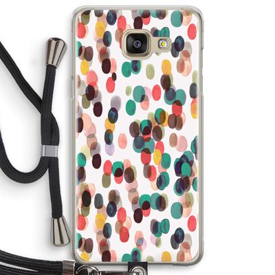 Tropical Dots: Samsung Galaxy A5 (2016) Transparant Hoesje met koord