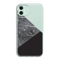 Combinatie marmer: iPhone 11 Transparant Hoesje