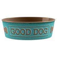 Tarhong Voerbak good dog melamine turquoise - thumbnail