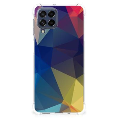 Samsung Galaxy M53 Shockproof Case Polygon Dark Samsung Galaxy M53 Shockproof Case Polygon Dark