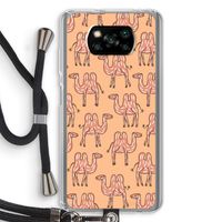 Kameel: Xiaomi Poco X3 NFC Transparant Hoesje met koord
