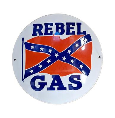 Rebel Gas Emaille Bord - Ø30cm