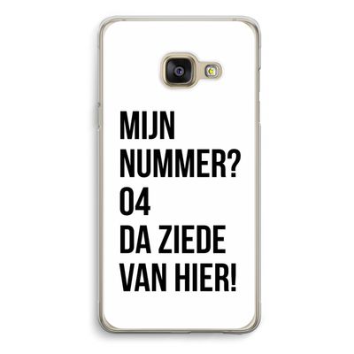 Da ziede van hier: Samsung A3 (2017) Transparant Hoesje