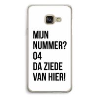 Da ziede van hier: Samsung A3 (2017) Transparant Hoesje