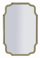 WANDSPIEGEL ISTANBUL GOUD CM 60X1X90 ( BINNENSPIEGEL AFMETING CM 54X84,5)