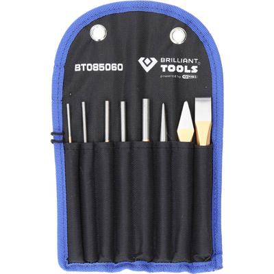 Brilliant Tools Beitel en spindrijver/doordrijver-set, 8-delig BT085060