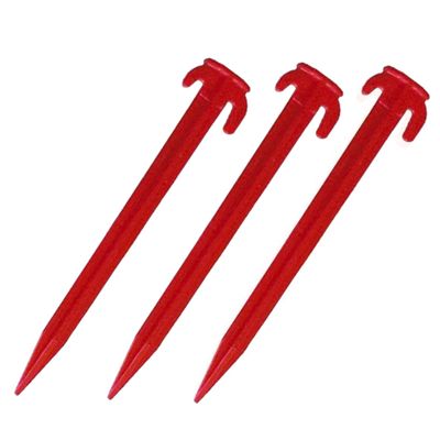 30x Tent haringen van kunststof 20 cm