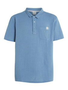 Protest Prttomi Short Sleeve Shirt Heren Polo River Blue L
