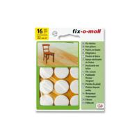 Fix-o-moll Viltglijder Rond 22mm X 3 Mm 16-delig Wit - thumbnail