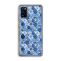 Blauw motief: Samsung Galaxy A41 Transparant Hoesje Blauw motief: Samsung Galaxy A41 Transparant Hoesje