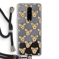 Tijger: OnePlus 8 Transparant Hoesje met koord