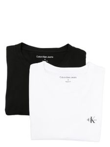 Calvin Klein Jeans t-shirt en coton à logo imprimé - Noir