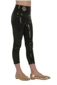 Legging pailletten zwart