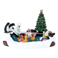 Lemax north pole hot springs kerstdorp tafereel Santa&apos;s Wonderland 2018
