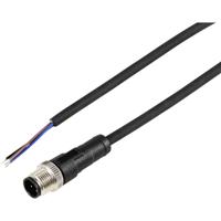 TRU COMPONENTS TC-12833132 Sensor/actuator aansluitkabel M12 Aantal polen (sensoren): 3 Stekker, recht 2 m 1 stuk(s)