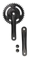 Vinty crankstel 38t 1/8“, crank 170mm met disc, zwart