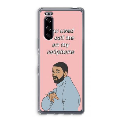 Hotline bling: Sony Xperia 5 Transparant Hoesje