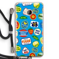 Fruitsticker: HTC U Play Transparant Hoesje met koord