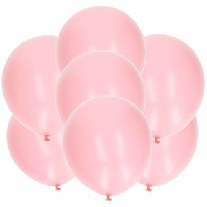 Lichtroze party ballonnen 30x stuks