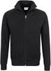 Hakro 606 Sweat jacket College - Black - L