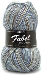 Drops Fabel Long Print 604 Ocean-view