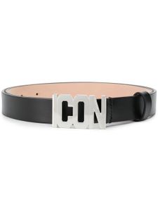 DSQUARED2 ceinture à boucle Icon - Noir