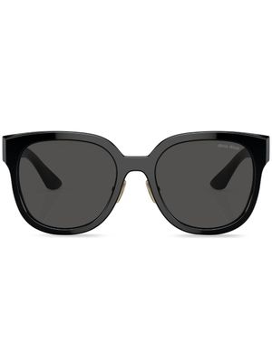 Miu Miu Eyewear lunettes de soleil à monture géométrique - Noir
