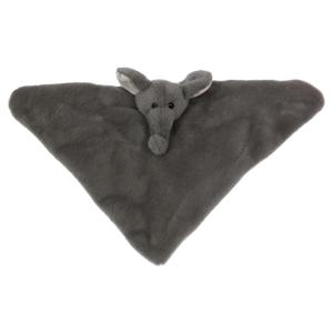 Knuffeldier Olifant - zachte pluche stof - tuttel/knuffeldoekje - grijs - 45 cm