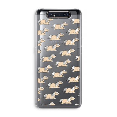 Ponys: Samsung Galaxy A80 Transparant Hoesje