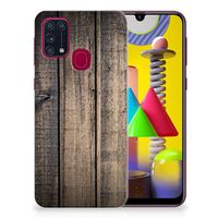 Samsung Galaxy M31 Bumper Hoesje Steigerhout - thumbnail