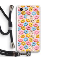 Pink donuts: Pixel 3 XL Transparant Hoesje met koord