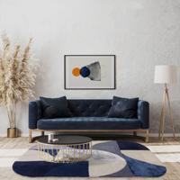 MOMO Rugs - Vloerkleed Matrix Oval Indigo -