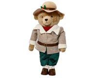 Beer polyester 88 cm bruin dichte jas Beer polyester 88 cm bruin dichte jas